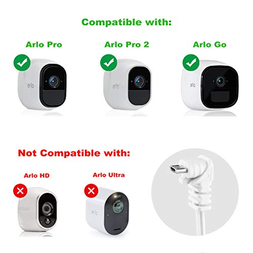 image for Taken one 16.4 Feet Weatherproof Arlo Outdoor Power Adapter for Arlo P