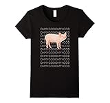 Womens Shane Dawson Oh My God Pig T-Shirt Small Black