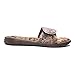 Under Armour Women's Ignite Camo VII Slides, Cleveland Brown/Perfection, 7