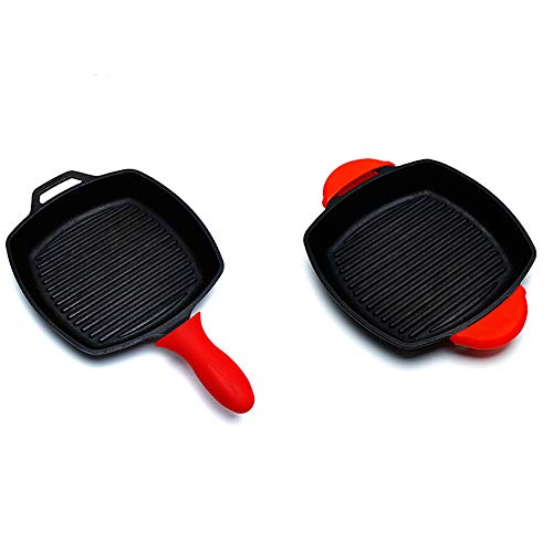 QELEG Silicone Handle Holder Silicone Assist Handle Sleeve Grip, Handle Cover (Black) - Thumbnail 5