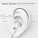 TAIR 2 Pack IPhone Headphones with Mic and Remote Control for IOS, Android smartphone (WHITE)