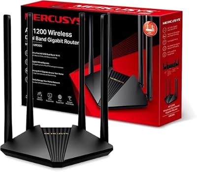 MR30G - Router WiFi, AC1200, Doble Banda, Puertos Gigabit