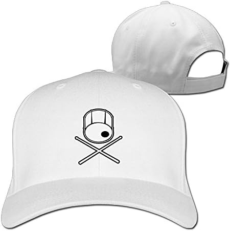 Drum Skull Dad Hat Baseball Cap Peaked Trucker Hats for Men Women