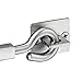 Alise 6-Inch Solid SUS304 Stainless Steel Hook and Eye Lock Door Gate Hook Latch Heavy Duty Window Sash Catch Lock,Brushed Nickel