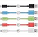 MaGeek Micro USB Cable, [3.3ft/5-Pack] Fast Charge Mobile Phone Charging Cord Data Cables for Samsung, Motorola, LG, Google, Nokia and More(5 Colors)