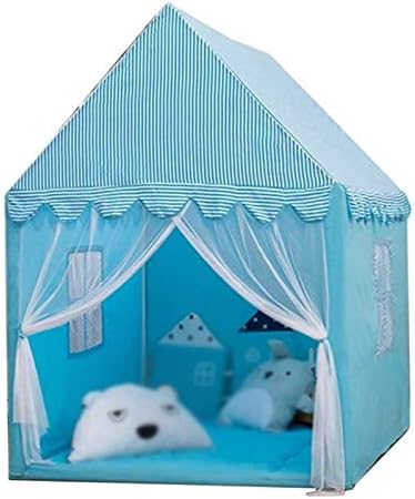 Dzhtswd折りたたみキッズテント テント子供の寝台テント 子供の家のテント多機能屋内テント二重使用玩具ハウステント折りたたみテントキッズティーピー カラー ピンク サイズ 110 140 Web限定 145cm Color Fash 110 Blue Size