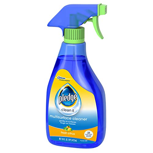 Pledge Multisurface Furniture Disinfectant Cleaner Spray, Works on Glass, Granite, Wood