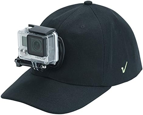 Review XP Baseball Hat with Quick Release Buckle Mount Adjustable Cap Black, Compatible with Most Action Cameras, GoPro Hero Session 5,4,3+,3,2,1, Yi, Yi 4K