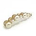 Meilliwish Pearl Banana Hair Clip 1 PCS (H49)(Brown)