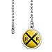 GRAPHICS & MORE Railroad Crossing Traffic Sign Train Ceiling Fan and Light Pull Chain