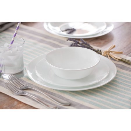 Corelle Livingware Winter Frost 16-Piece Dinnerware Set