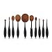 Travelmall 10PC Soft Makeup Brush Set with MakeUp Brush Washing Egg (Washing Egg Colors May Vary)