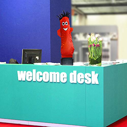 LookOurWay Mini Air Dancers Inflatable Tube Man Set Desktop Size, Red - //coolthings.us