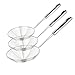 Swify Spider Set of 3 Asian Strainer Ladle Stainless Steel Wire Skimmer Spoon with Handle for Kitchen Frying Food, Pasta, Spaghetti, Noodle-30.5cm, 32cm, 35cm primary