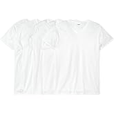 Goodfellow & Co Men's 4+1 Bonus Pack Short Sleeve V-Neck Undershirt