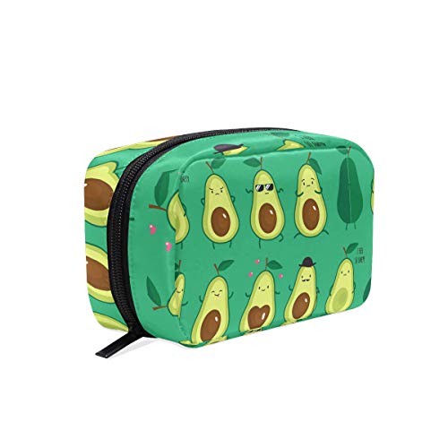 Toiletry Bag Avocado Cosmetic Bag Portable Makeup Bag Pouch Travel Hanging Organizer Bag for Women Girls - Thumbnail 6