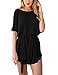 Grapent Women's Casual Batwing Sleeves Soft Cotton Shift T Shirt Dress Loose Fit