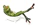 Sudopo Novelty Frog in Clawfooted Bathtub Figurine, 6W