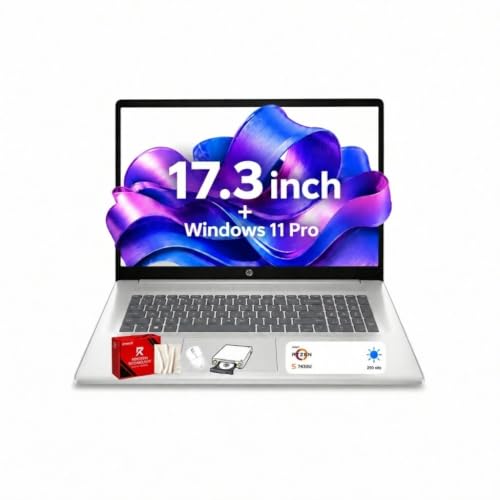 HP 17 Inch FHD Laptop Computer for Business & Students 16GB RAM 512GB SSD