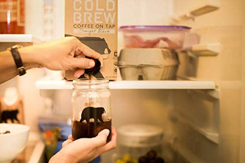 Wandering Bear Organic Cold Brew Coffee On Tap, Straight Black, No Sugar, Always Fresh and Ready to Drink, Not a Concentrate, 36 fl oz, Trial Size - Thumbnail 7