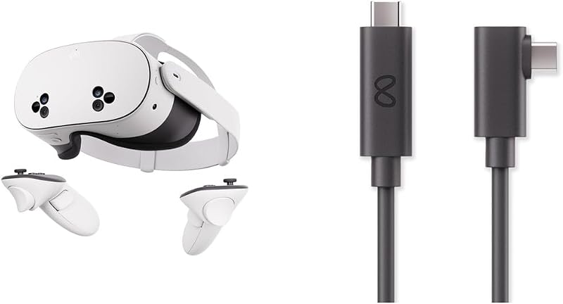 Meta Quest 3S 256 GB Headset and Link Cable