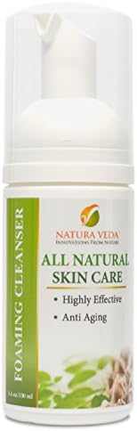 Natura Veda - All Natural Foaming Cleanser - Anti Aging - Hypo-Allergenic - 3.4 oz/100 ml