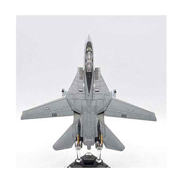 1yess 1:72 Militär F-14D Tomcat Kämpfer VF-31-Bombe Cat-Geschwader-Legierung Modell, Erwachsene Geschenk und… – Bild 5