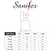 Sanifer Women's Short Sleeve Lace Tunic Dress Summer T-Shirt Dress with Pockets (Medium, Blue)