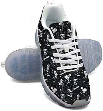 Winging Skulls Dancing Skeletons Haloween Women Casual Breathable Air Cushion Max Running Outdoor Sneakers Shoes