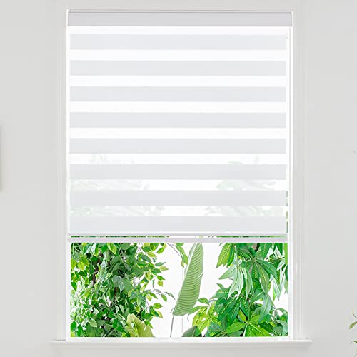 KALYSIE Zebra Roller Window Blinds,Custom Cut to Size,Roller Blinds