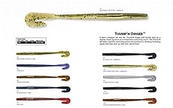 Yum Thump'N Worm Soft P;astic Swim Bait U-Tail