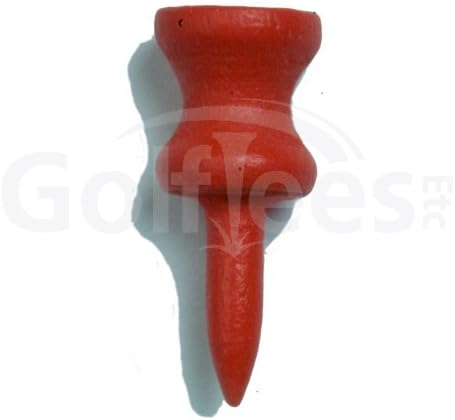 Golf Tees Etc 1" Step Down Tees - Pack of 200 (Red)