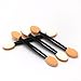 G2PLUS 100 PCS Disposable Dual Sided Oval Sponge Tipped Makeup Eyeshadow Brush Applicator Tool