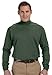 Devon & Jones Adult Sueded Cotton Jersey Mock Turtleneck L FOREST