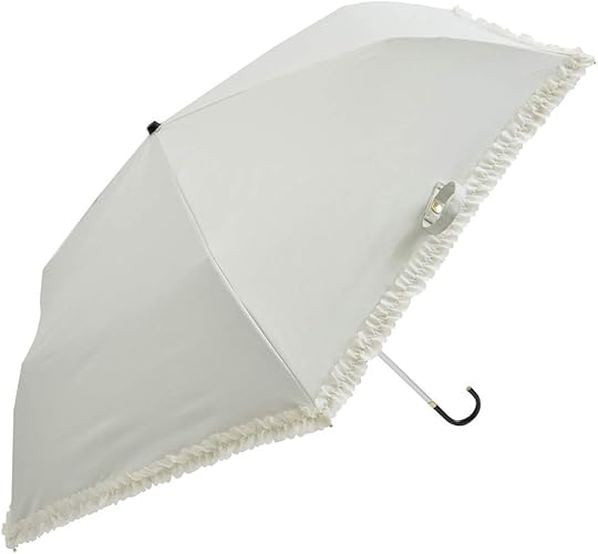 Amazon Co Jp 日傘 折りたたみ 完全遮光 Uv遮蔽率 遮光率100 晴雨兼用日傘 Uvカット 晴雨兼用 レディース Gift 人気 日傘 雨傘 グラスファイバー Ypa Vncz 2146 オフホワイト ホーム キッチン