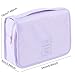 Travel Toiletry Bag, JJ POWER Portable Hanging Travel Kit Waterproof Cosmetic Bag Lightweight Toiletry Organizer (Lavender Purple)