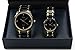 Charles Raymond His and Hers - V0543(3916) Gun Metal and Gold Tone
