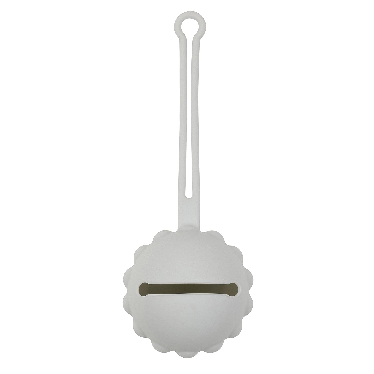 Nattou Silicone Dummy Holder, Practical Dummy Case for All Models, BPA-free, Approx. 18 cm, Silicone, Grey