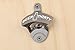 Barware Gear Wall Mount Bottle Opener Beer Thirty with Free Stainless Steel Mounting Screws. Pop the cap and open your Beer and Soda in Style. Wall Hung Beer Opener for Bar or Kitchen. Gun Metal Black