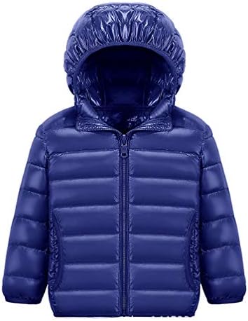 FMDD Kids down jacket Boys Girls Lightweight down coat Windproof Hooded Down Puffer Jacket,Winter Warm duck down Puffer Coat