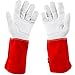 NoCry Large Red Thorn Proof Gardening Gloves for Women with Reinforced Palms and Fingertips, Perfect for Cactus, Rose Pruning, and Puncture Proof Protection