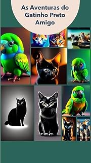 Livro As Aventuras do Gatinho Preto Amigo