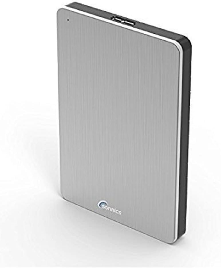 Sonnics 1TB External Portable USB 3.0 Hard Drive Silver