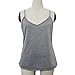 Sannysis Women Summer Cool Vest Top Sleeveless Sexy Shirt Blouse Casual Tank Top T-Shirt (L, Gray)