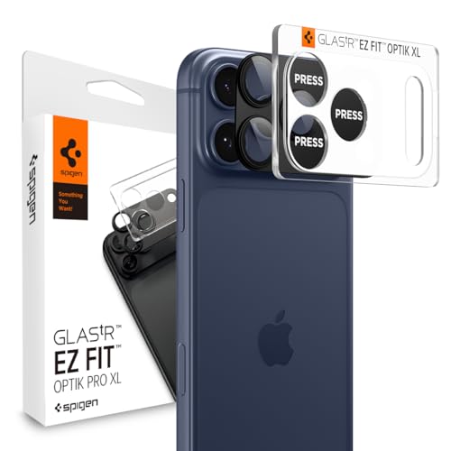 Spigen Glas.tR EZ Fit Optik Pro XL, Protection Camera pour... en promo sur Amazon