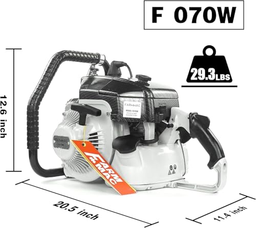 F070W Gas Chainsaw with 36 Inch Alloy Solid Bar 105cc 2-Cycle Gasoline photo 10