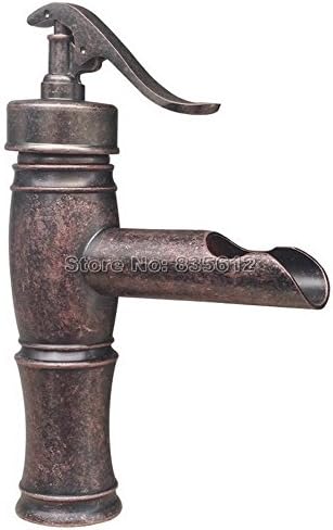 TougBoo High Quality Touchless Infrared Sensor Tap Faucet Cold Only Washbasin Tap Hand Touch Free Automatic Faucet Brass Sensor Robinet,Burgundy