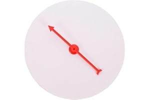 PHENOFICE Small Prize Wheel DIY Lottery Turntable Blank Game Prize Wheel for Party Bingo with Smooth Spin