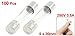 Uxcell a13050700ux0176 100 Pcs 250 Volts 0.5Amp Fast Blow Type Glass Tube Fuses 5 x 20 mm (Pack of 100)