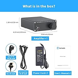 Fosi Audio V1.0B 2 Channel Amplifier Stereo Audio